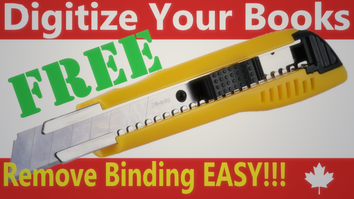 How To Remove a Book’s Binding [video]